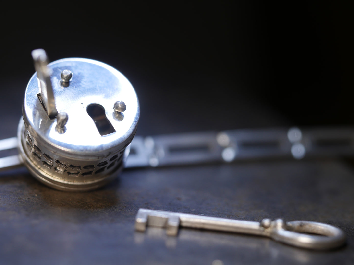 Roman Padlock Necklace
