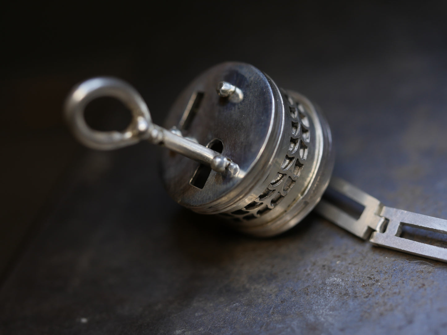 Roman Padlock Necklace