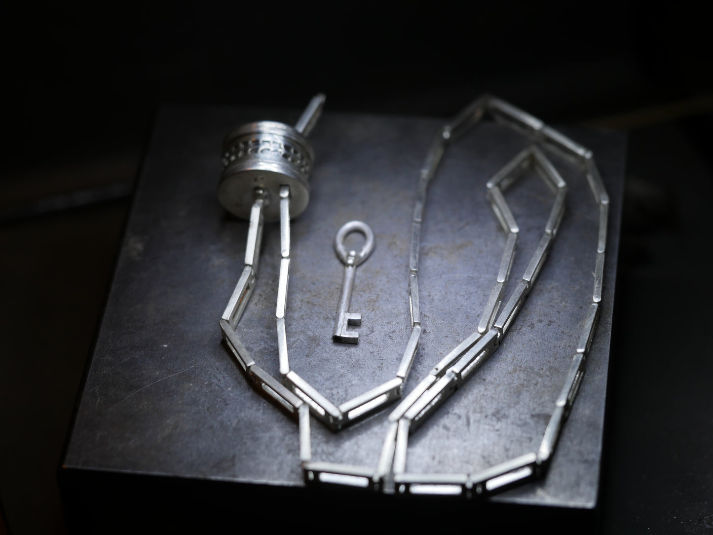 Roman Padlock Necklace