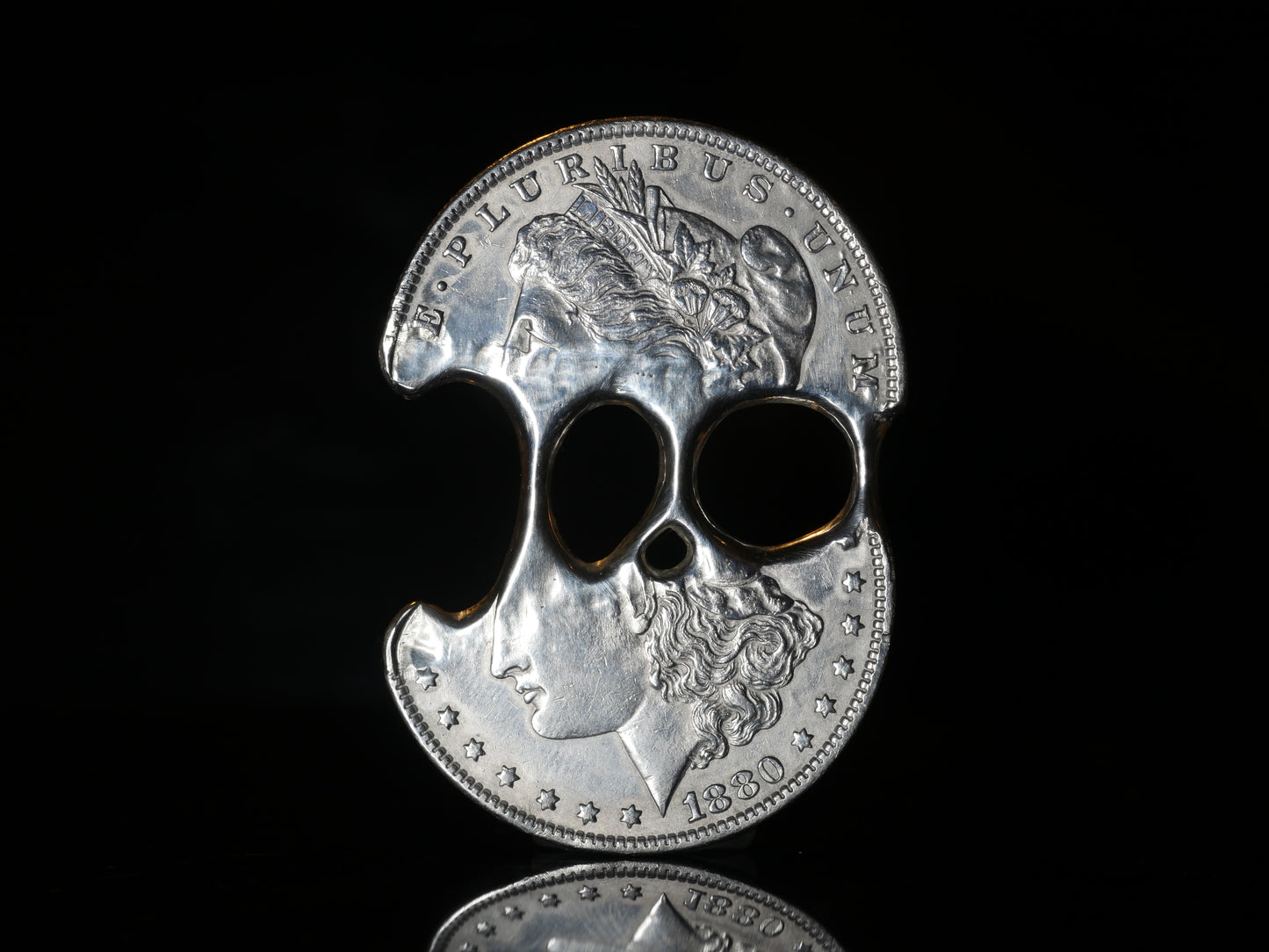 Melting Morgan Dollar