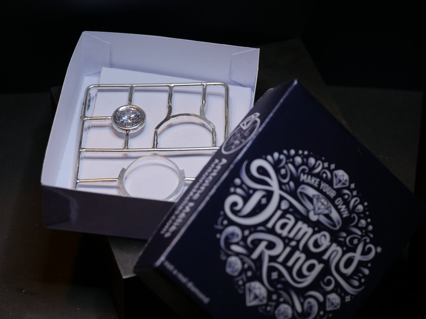 Make your own diamond ring pendant