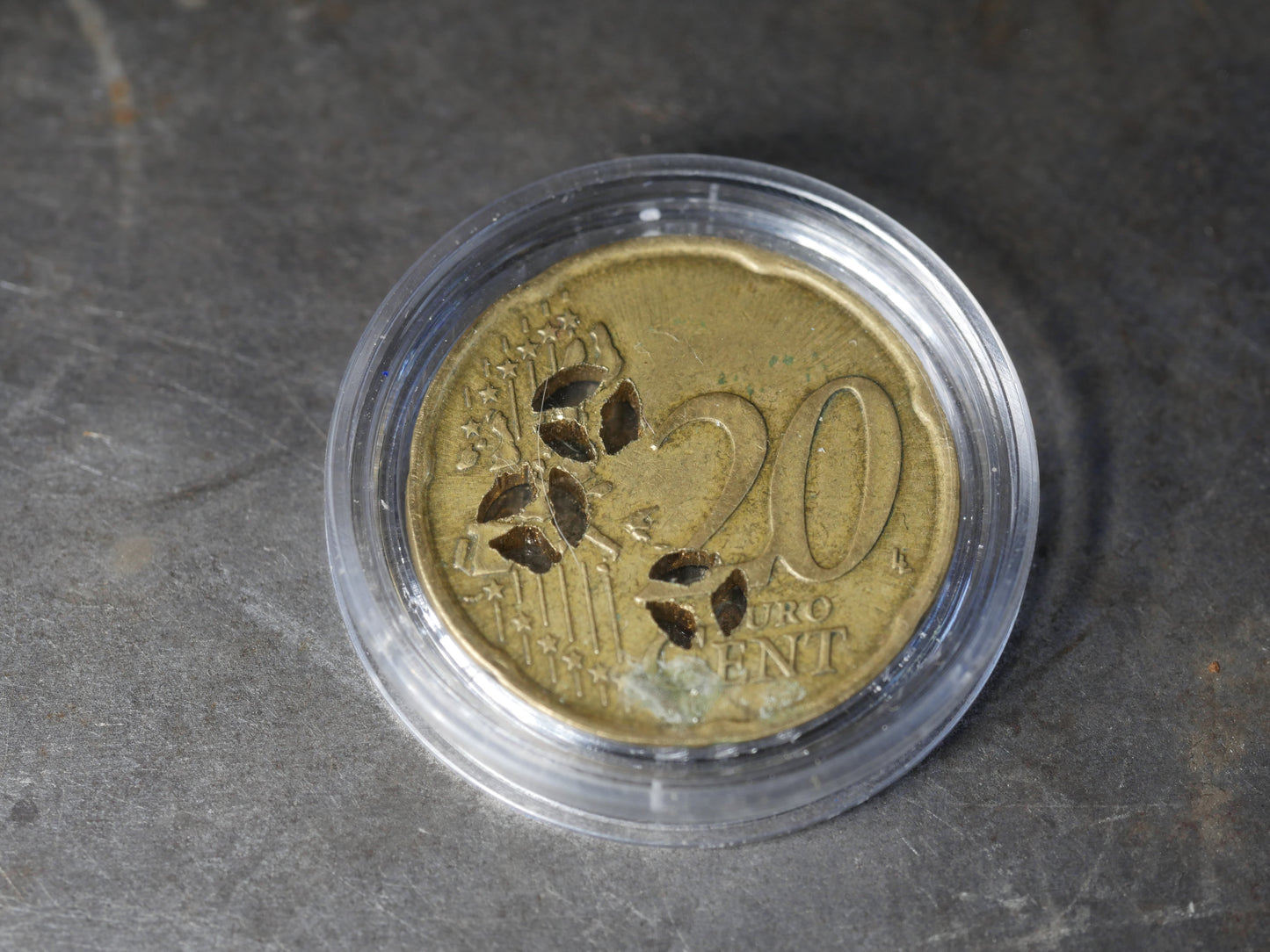 Italian 20 cents coin