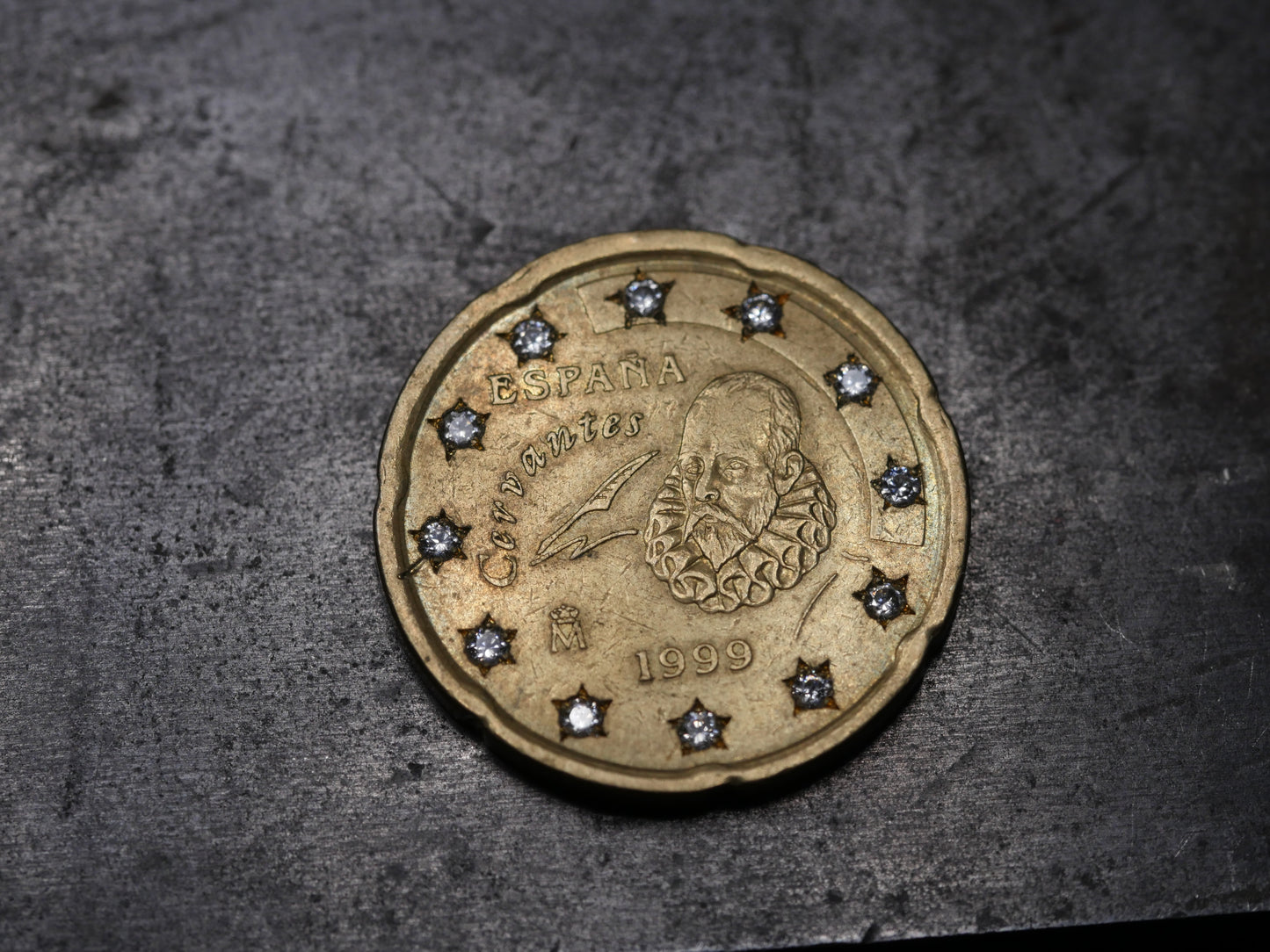 Pièce espagnole de 20 centimes d'euro de 12 CZ