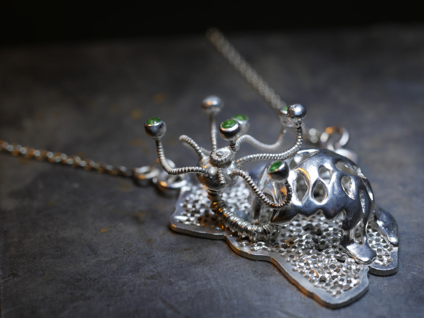Micro Organism Pendant