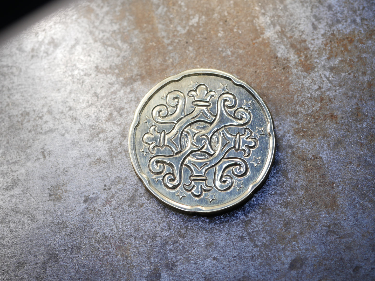 Pièce de 20 cents gravée