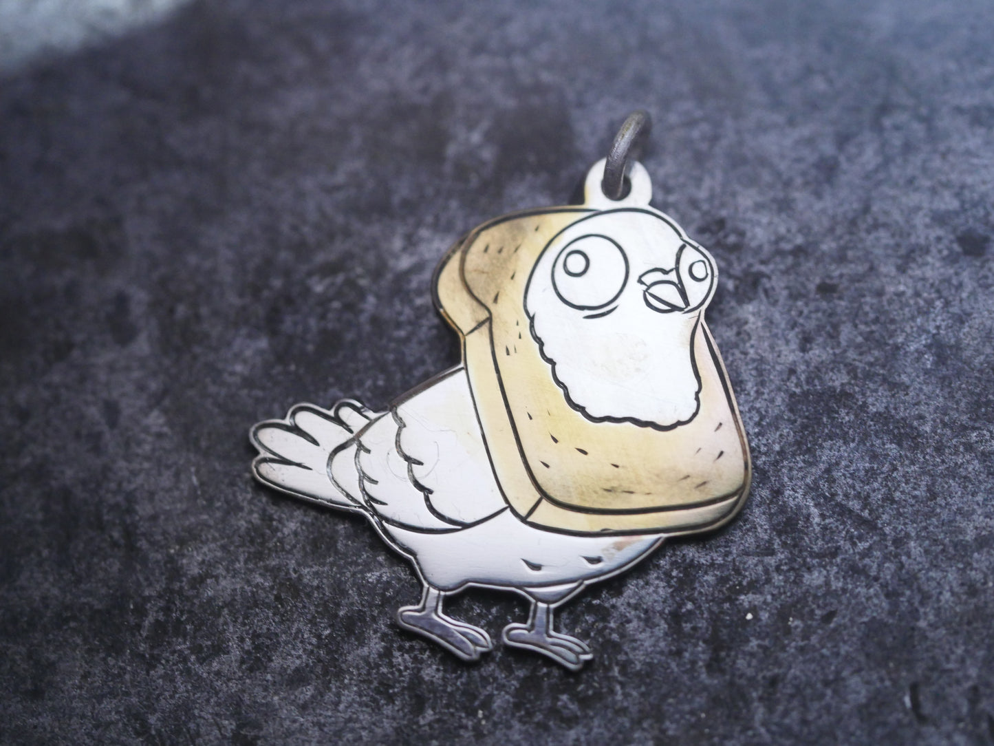 Pigeon & Toast Pendant