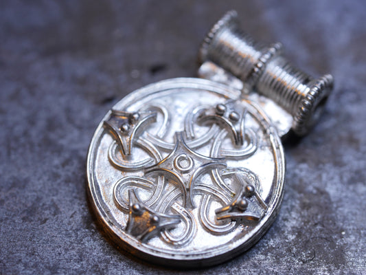 Viking Inspired Fused Silver Pendant