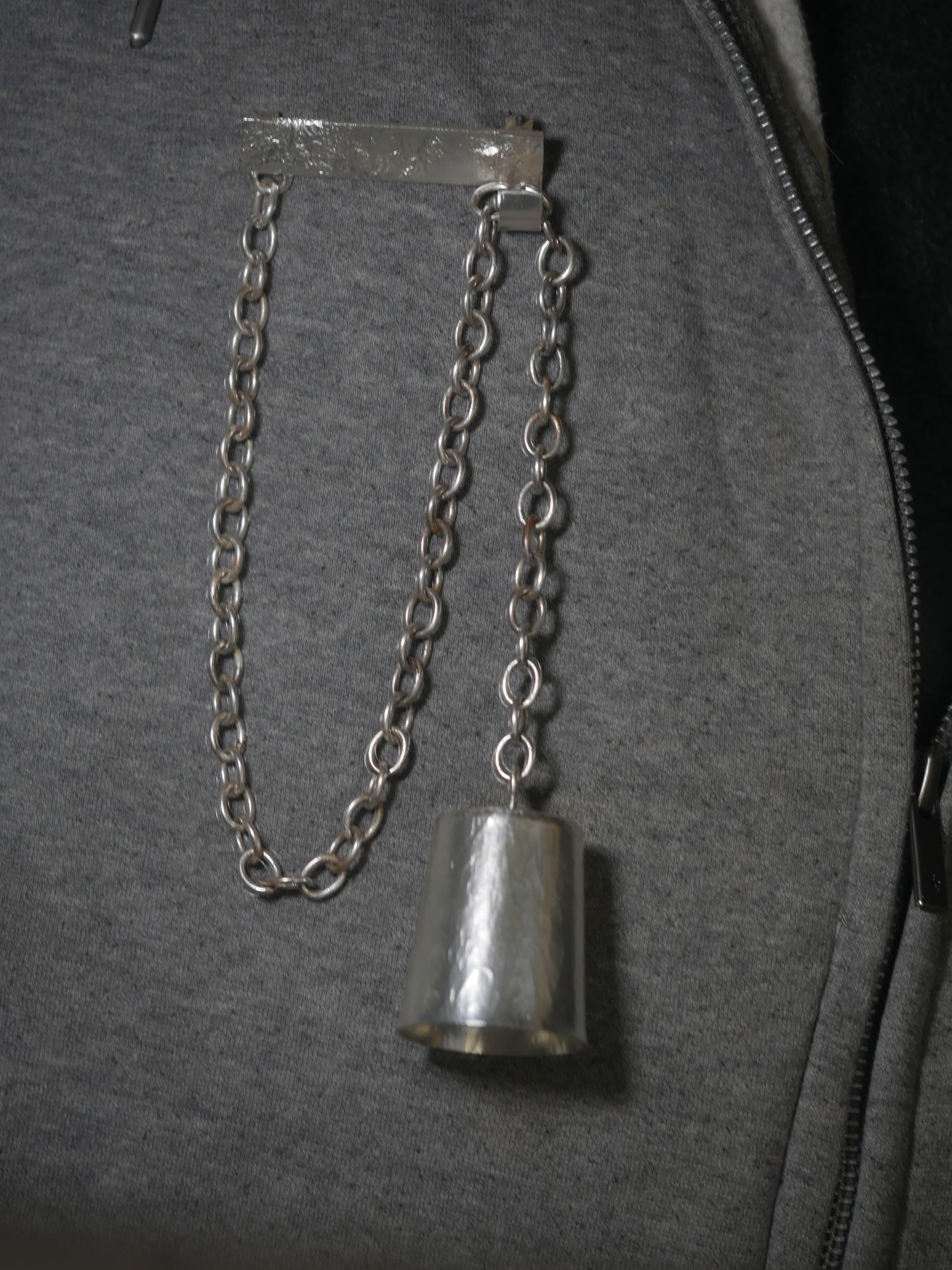 Silver Bell Shotglass Brooch