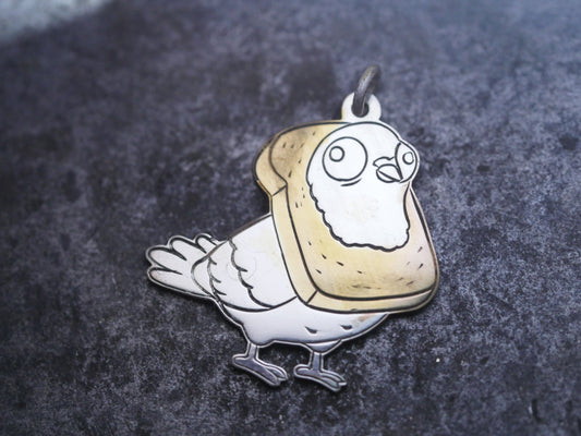 Pigeon & Toast Pendant